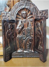 ANTICO TRITTICO  INTAGLIATO