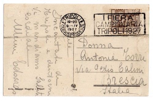 Colonie 1927 da tripoli - da,