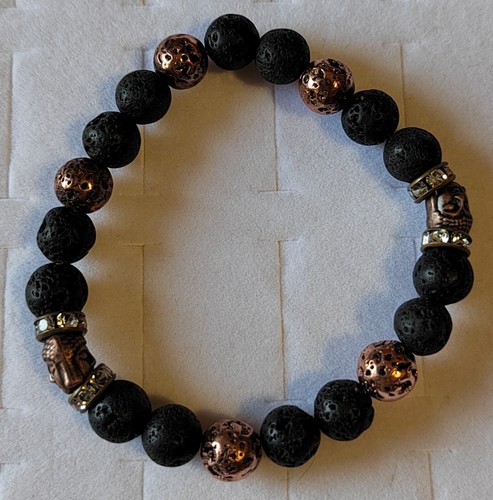 Bracciale elastico lava - bracciale, in