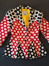 Giacca da donna MOSCHINO pois colore rosso, bianco e nero  -tg 42-