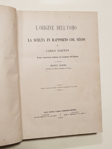 Darwin carlo origine - darwin, l'origine