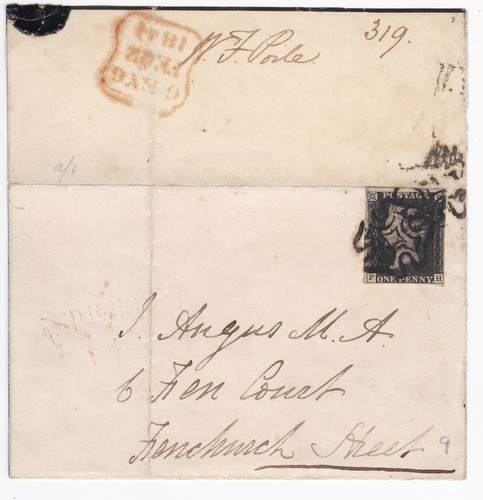 1841 fine penny targa - fine, 1d