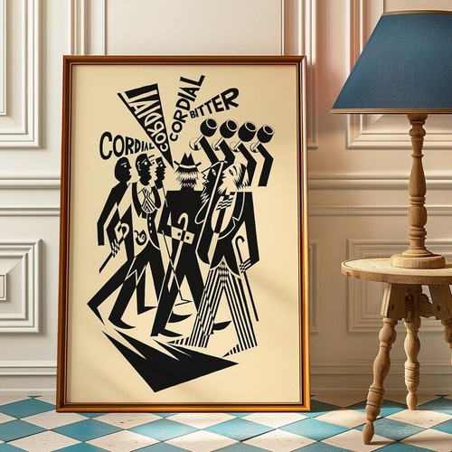 Poster pubblicitario vintage - pubblicitario,