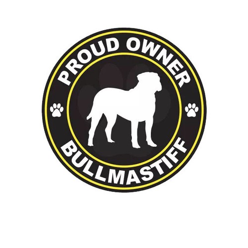 Adesivo bullmastiff orgoglioso - bullmastiff,