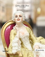 Porcellana di Capodimonte Collezione Fabris " DAMA IN CONVERSAZIONE" Fantastica 