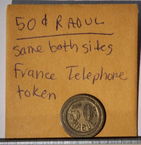 Gettone vintage c raoul - un,
