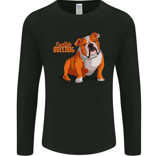 Illustrazione bulldog - di,