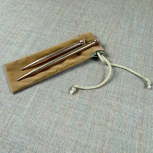 Set matite meccaniche tono oro