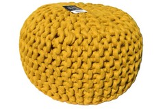 Surya Round Puff Pouf 20 x 14 pollici seduta fusa sgabello poggiapiedi