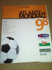 ATLANTE DEI MONDIALI 98  LA STAMPA FRANCE '98 CALCIO COPPA DEL MONDO 250 PAGINE