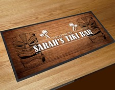 Personalised bar runner mat - personalised,