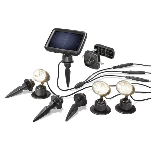 Faretto solare led trio - faretto, bianco