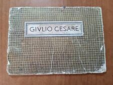 NGI / NAVIGAZIONE GENERALE ITALIA Genova brochure TRANSATLANTICO GIULIO CESARE