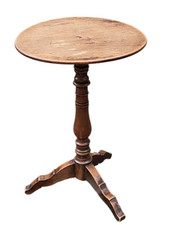 Antico Tavolino d'appoggio Stile Luigi Filippo in Legno di Noce Epoca XIX Secolo