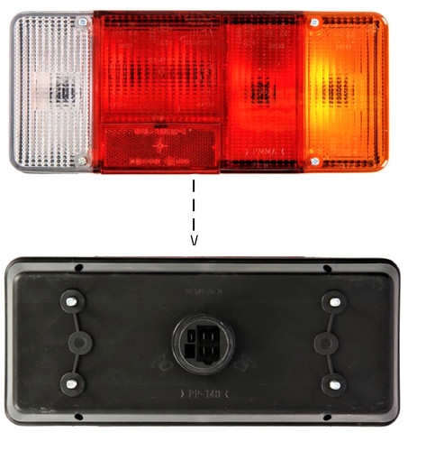 Fanale fanalino stop - 1x,