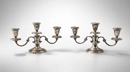 Rara coppia candelabri console - candelabri,
