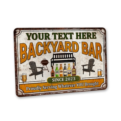 Insegna personalizzata bar