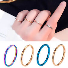 Anello in acciaio inox sottile