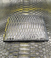 Portafoglio in pelle di pitone