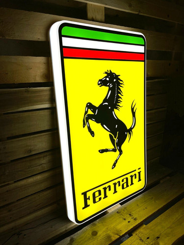 Insegna illuminata ferrari - insegna,
