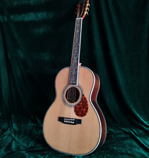 Chitarra elettrica acustica Hollow 00045 fatta a mano in abete massello pieno con chitarra EQ