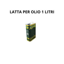 Latta Lattina Contenitore Tanica per Olio Uso Alimentare 1 Litri