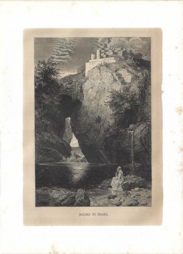 Stampa antica pozzuoli - stampa, bagno