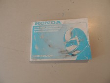 HONDA CBR 600 F 1998 Manuale