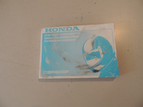 Honda cbr 600 1998 manuale - f,
