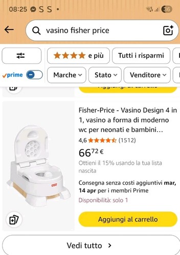 Vasino fisher price per - fisher,
