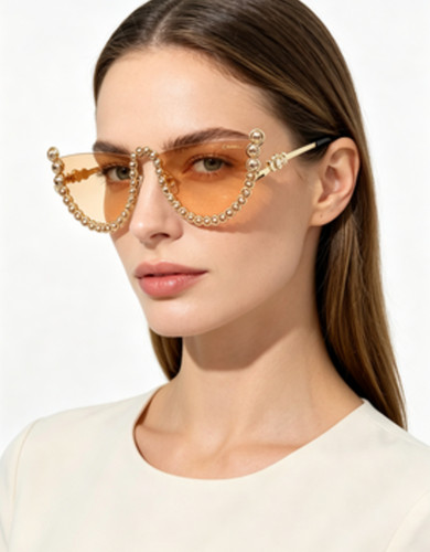 Chanel rimless crystal - rimless, cat