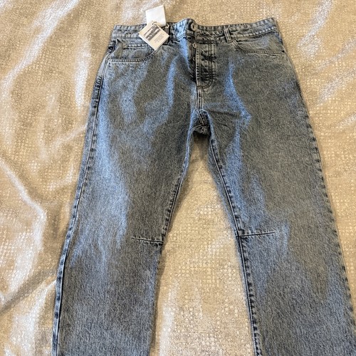 Jeans denim lavaggio acido
