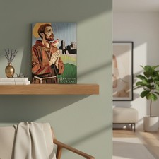 Quadro in legno San Francesco