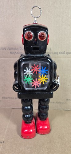 Vintage wind tin toy - vintage,