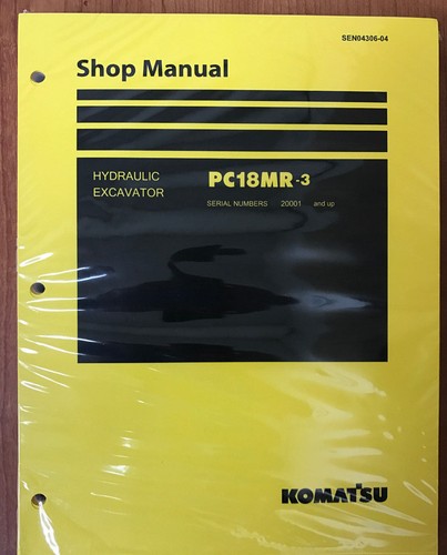 Komatsu service pc18mr - komatsu, pc18mr-3