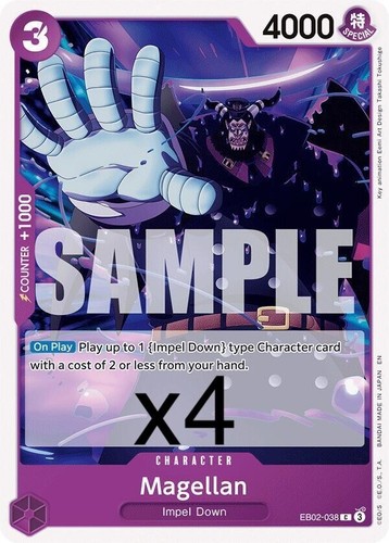 One piece gioco carte - 4x,