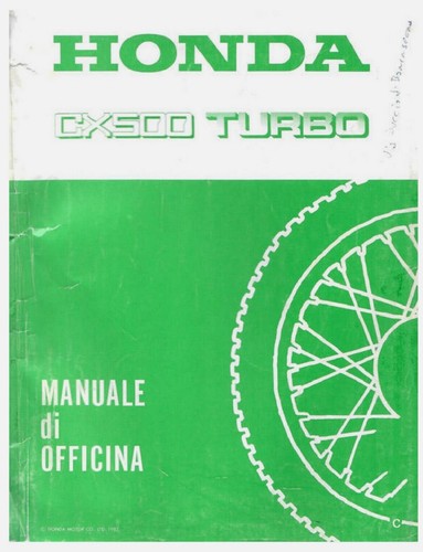Manuale officina honda - manuale, 500