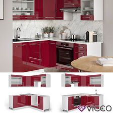 Cucina ad angolo Cucina combinabile Blocco cucina 160x180cm Fame-Line Vicco