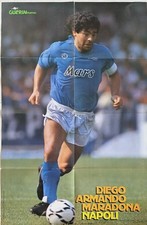 Poster originale Guerin Sportivo – Diego Armando Maradona Napoli anni ’80