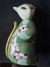 Manifattura Artistica Le Porcellane Anni 80 Firenze Gatto Magico