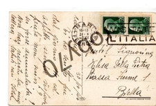 STORIA POSTALE - CARTOLINA POSTALE - VIAGGIATA DA BARI PER BIELLA 1940