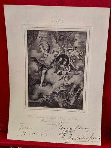 Firma dedica autografa umberto - firma,