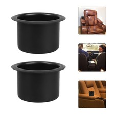  2 pezzi portabicchieri da tavolo in acciaio inossidabile inserto portabicchieri