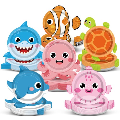 60pcs sea animal - 60pcs, paper