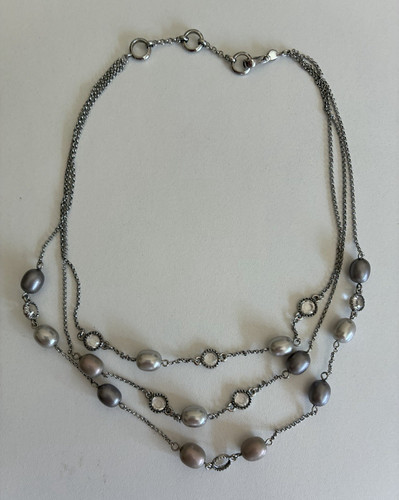 Collana monet tono argento - collana,