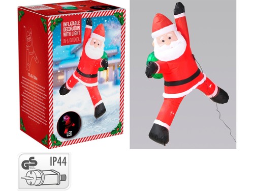 Babbo natale gonfiabile 120cm - gonfiabile,