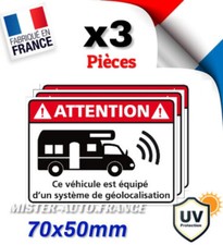 Autocollant Camping Car Alarme