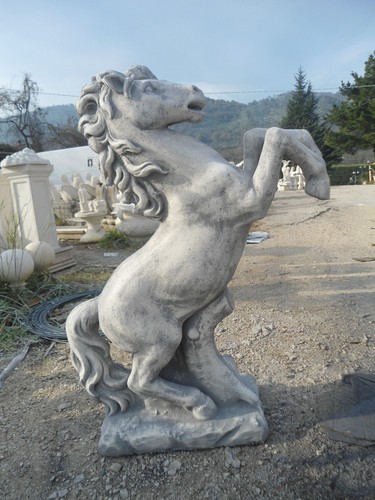 Statua scultura cavallo - scultura,