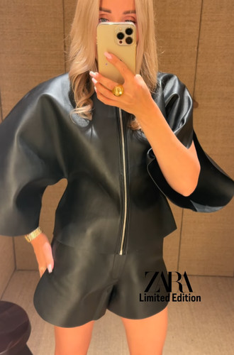 Zara pantaloncino donna nero