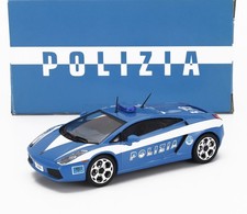 MODELLINO AUTO STATICO DE AGOSTINI LAMBORGHINI GALLARDO POLIZIA 2004 SCALA 1/43
